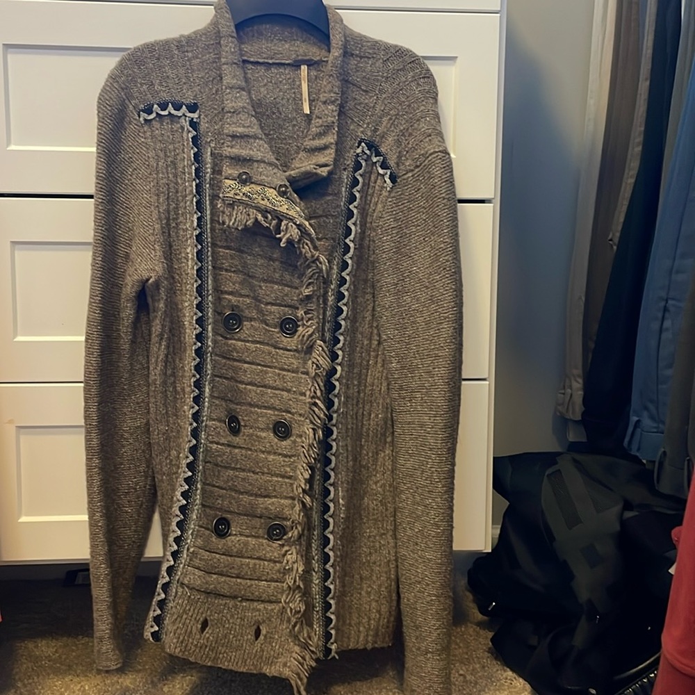 Free People Sweater Jacket